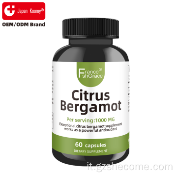 Shecome Citrus Bergamot Capsule Supporto per il colesterolo cardiaco